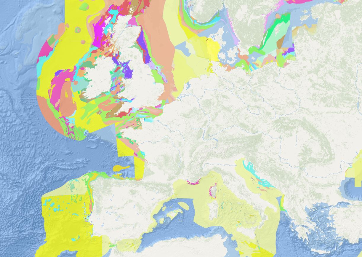 EMODnet Data Layers Catalogue Within The European Atlas Of The Seas ...